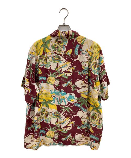 Sun Surf（サンサーフ）Sun Surf (サンサーフ) レーヨンアロハシャツ ブラウン×イエロー サイズ:Lの古着・服飾アイテム