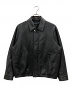 STUDIOUSステュディオス）の古着「MODERN LEATHER BLOUSON」｜ブラック
