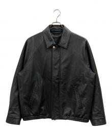 STUDIOUS（ステュディオス）の古着「MODERN LEATHER BLOUSON」｜ブラック