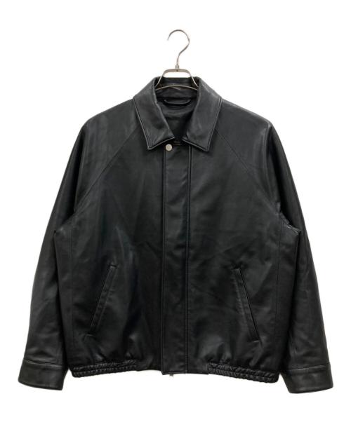 STUDIOUS（ステュディオス）STUDIOUS (ステュディオス) MODERN LEATHER BLOUSON ブラック サイズ:2の古着・服飾アイテム