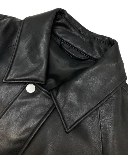STUDIOUS（ステュディオス）STUDIOUS (ステュディオス) MODERN LEATHER BLOUSON ブラック サイズ:2の古着・服飾アイテム