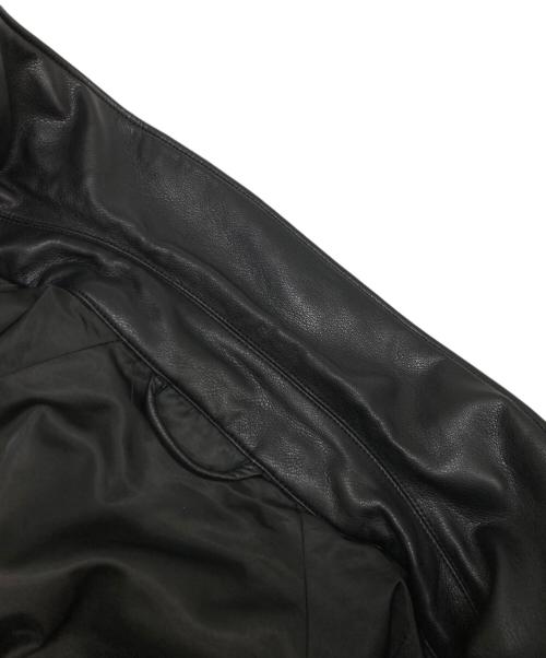 STUDIOUS（ステュディオス）STUDIOUS (ステュディオス) MODERN LEATHER BLOUSON ブラック サイズ:2の古着・服飾アイテム