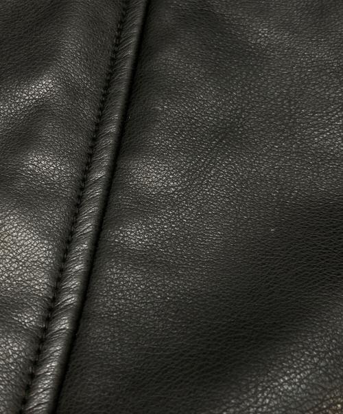 STUDIOUS（ステュディオス）STUDIOUS (ステュディオス) MODERN LEATHER BLOUSON ブラック サイズ:2の古着・服飾アイテム