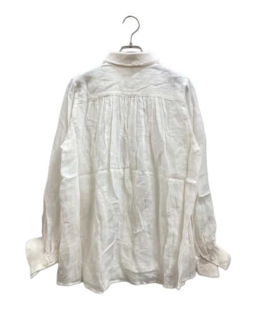 yunahica（ユナヒカ）yunahica (ユナヒカ) セットインフリルブラウス アイボリー サイズ:1 未使用品の古着・服飾アイテム