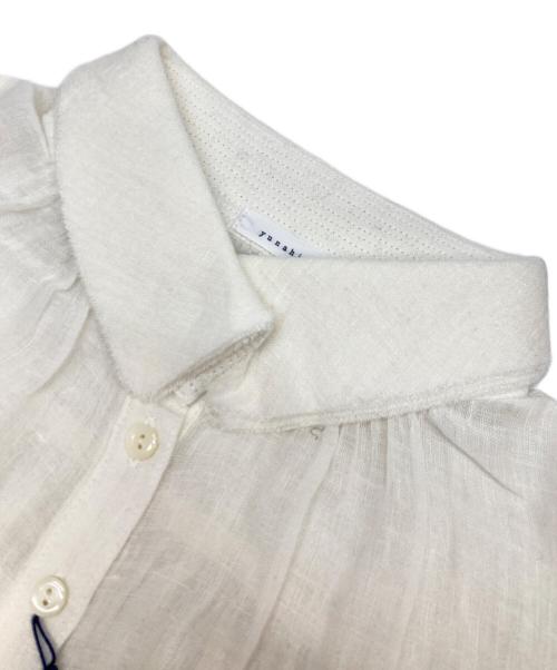 yunahica（ユナヒカ）yunahica (ユナヒカ) セットインフリルブラウス アイボリー サイズ:1 未使用品の古着・服飾アイテム