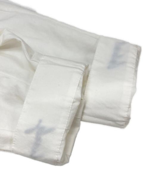 SILK LAUNDRY（シルクランドリー）SILK LAUNDRY (シルクランドリー) シルク混 ピンタック シャツドレス ホワイト サイズ:Mの古着・服飾アイテム