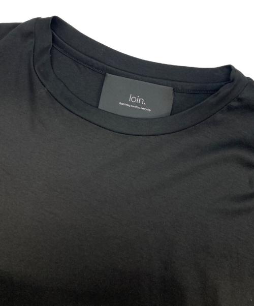 loin.（ロワン）loin. (ロワン) スタンダードTシャツ ブラック サイズ:不明（実寸参照）の古着・服飾アイテム