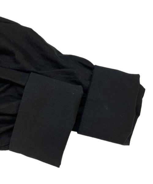 DEPAREILLE（デパリエ）DEPAREILLE (デパリエ) Vネックシャツワンピース ブラック サイズ:36の古着・服飾アイテム