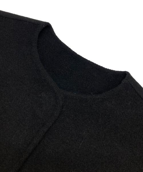 machatt（マチャット）machatt (マチャット) リバーウールベスト ブラック サイズ:FREEの古着・服飾アイテム