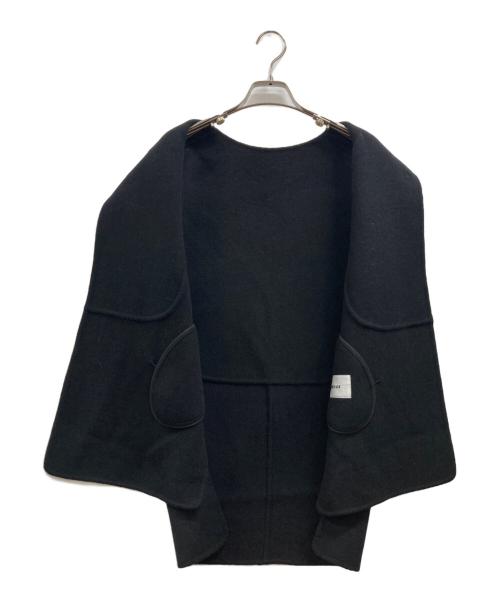 machatt（マチャット）machatt (マチャット) リバーウールベスト ブラック サイズ:FREEの古着・服飾アイテム