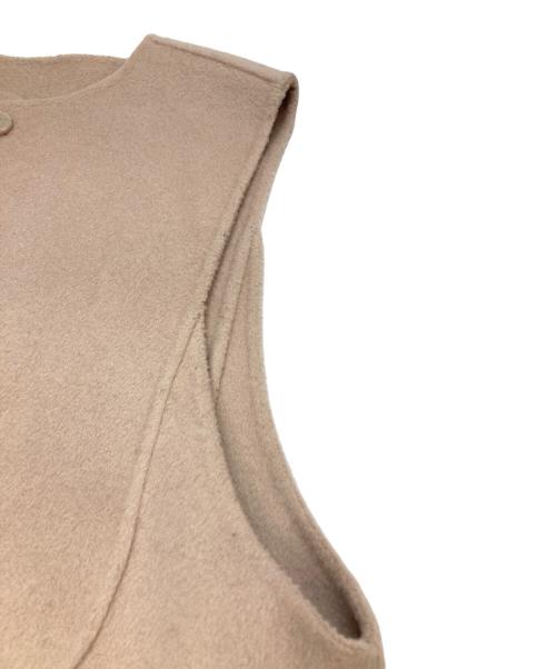 machatt（マチャット）machatt (マチャット) リバーウールベスト ベージュ サイズ:FREEの古着・服飾アイテム