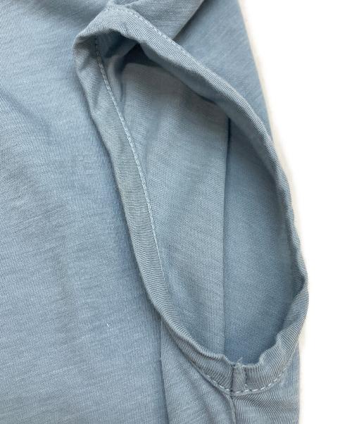 YOHJI YAMAMOTO（ヨウジヤマモト）YOHJI YAMAMOTO (ヨウジヤマモト) ノースリーブカットソー スカイブルー サイズ:2の古着・服飾アイテム