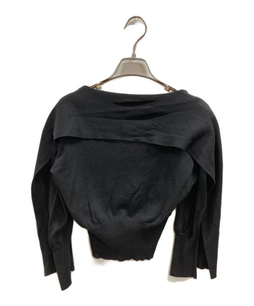 Vivienne Westwood RED LABEL（ヴィヴィアンウエストウッドレッドレーベル）Vivienne Westwood RED LABEL (ヴィヴィアンウエストウッドレッドレーベル) ボウタイカーディガン ブラック サイズ:Mの古着・服飾アイテム