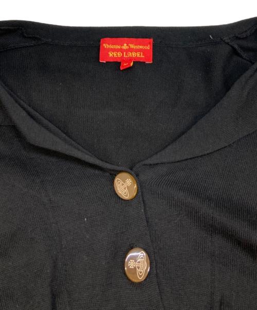 Vivienne Westwood RED LABEL（ヴィヴィアンウエストウッドレッドレーベル）Vivienne Westwood RED LABEL (ヴィヴィアンウエストウッドレッドレーベル) ボウタイカーディガン ブラック サイズ:Mの古着・服飾アイテム