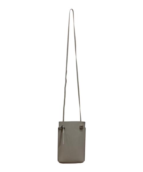 LOEWE（ロエベ）LOEWE (ロエベ) ダイスポケットショルダーポーチ グレーの古着・服飾アイテム