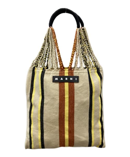 MARNI（マルニ）MARNI (マルニ) MARCKET HAMMOCK BAG ベージュの古着・服飾アイテム