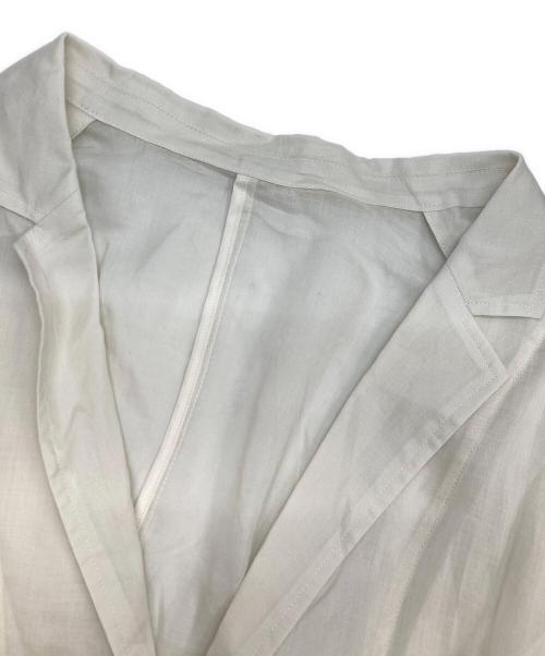 Spick and Span（スピック＆スパン）Spick and Span (スピック＆スパン) ラミーミックスシアージャケット ベージュ サイズ:38の古着・服飾アイテム