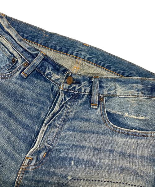 Denim & Supply Ralph Lauren（デニム＆サプライ ラルフローレン）Denim & Supply Ralph Lauren (デニム＆サプライ ラルフローレン) ペイズリー刺し子ジーンズ インディゴ サイズ:31/32の古着・服飾アイテム