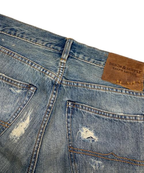 Denim & Supply Ralph Lauren（デニム＆サプライ ラルフローレン）Denim & Supply Ralph Lauren (デニム＆サプライ ラルフローレン) ペイズリー刺し子ジーンズ インディゴ サイズ:31/32の古着・服飾アイテム