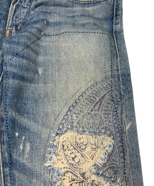 Denim & Supply Ralph Lauren（デニム＆サプライ ラルフローレン）Denim & Supply Ralph Lauren (デニム＆サプライ ラルフローレン) ペイズリー刺し子ジーンズ インディゴ サイズ:31/32の古着・服飾アイテム