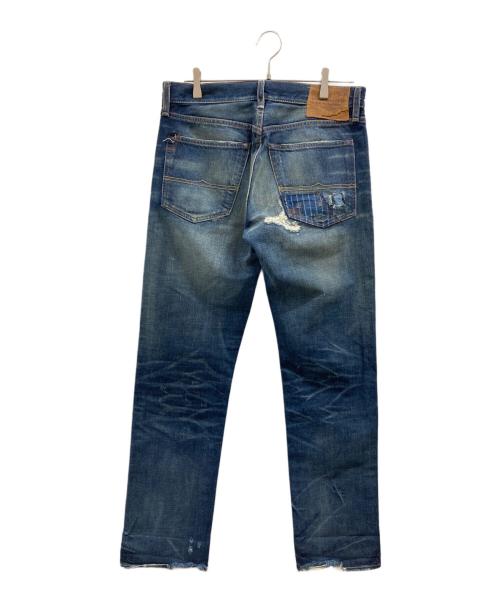Denim & Supply Ralph Lauren（デニム＆サプライ ラルフローレン）Denim & Supply Ralph Lauren (デニム＆サプライ ラルフローレン) リペアデニムパンツ インディゴ サイズ:31/32の古着・服飾アイテム