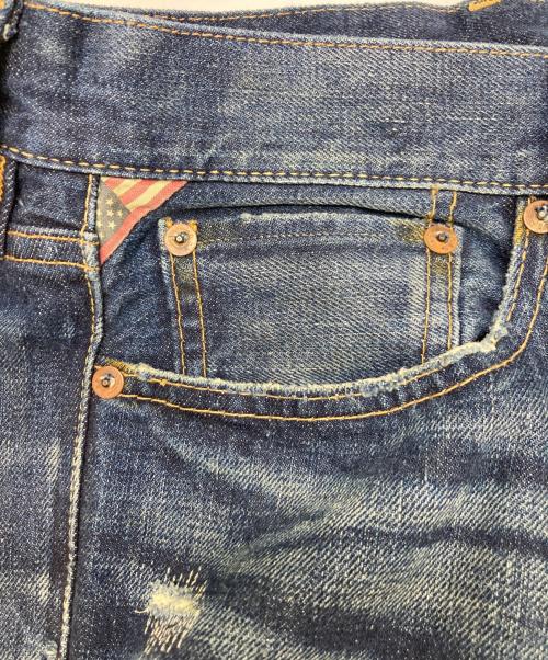 Denim & Supply Ralph Lauren（デニム＆サプライ ラルフローレン）Denim & Supply Ralph Lauren (デニム＆サプライ ラルフローレン) リペアデニムパンツ インディゴ サイズ:31/32の古着・服飾アイテム