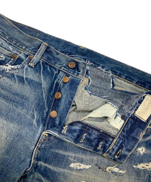 Denim & Supply Ralph Lauren（デニム＆サプライ ラルフローレン）Denim & Supply Ralph Lauren (デニム＆サプライ ラルフローレン) スリムフィットダメージジーンズ インディゴ サイズ:31/30の古着・服飾アイテム