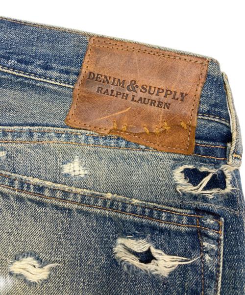 Denim & Supply Ralph Lauren（デニム＆サプライ ラルフローレン）Denim & Supply Ralph Lauren (デニム＆サプライ ラルフローレン) スリムフィットダメージジーンズ インディゴ サイズ:31/30の古着・服飾アイテム