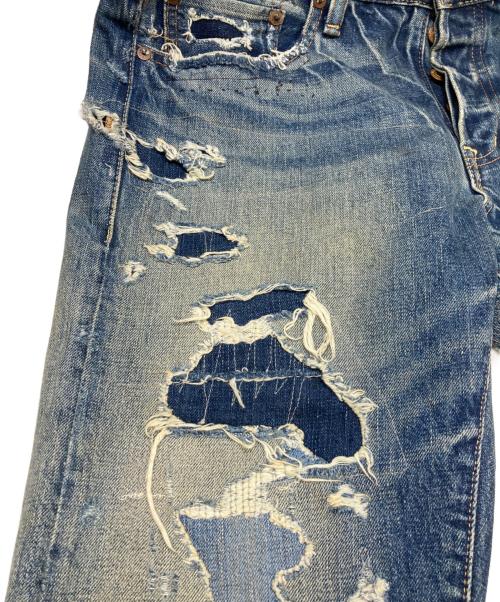 Denim & Supply Ralph Lauren（デニム＆サプライ ラルフローレン）Denim & Supply Ralph Lauren (デニム＆サプライ ラルフローレン) スリムフィットダメージジーンズ インディゴ サイズ:31/30の古着・服飾アイテム
