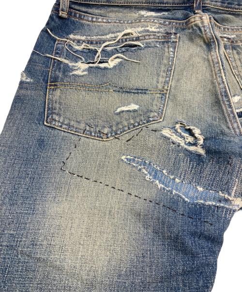 Denim & Supply Ralph Lauren（デニム＆サプライ ラルフローレン）Denim & Supply Ralph Lauren (デニム＆サプライ ラルフローレン) スリムフィットダメージジーンズ インディゴ サイズ:31/30の古着・服飾アイテム