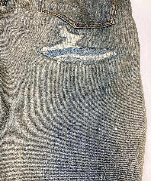 Denim & Supply Ralph Lauren（デニム＆サプライ ラルフローレン）Denim & Supply Ralph Lauren (デニム＆サプライ ラルフローレン) スリムフィット刺し子ダメージジーンズ インディゴ サイズ:31/32の古着・服飾アイテム