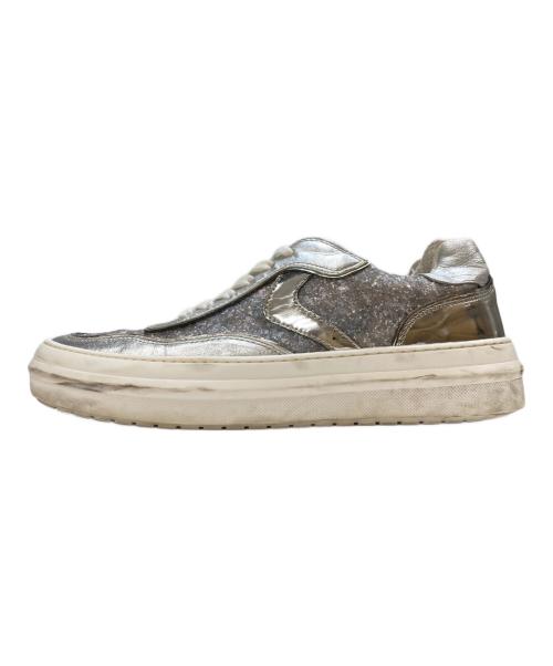 VOILE BLANCHE（ボイルブランシェ）VOILE BLANCHE (ボイルブランシェ) ローカットスニーカー シルバー サイズ:38の古着・服飾アイテム