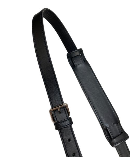 GUCCI（グッチ）GUCCI (グッチ) GG柄ショルダーバッグ ブラックの古着・服飾アイテム