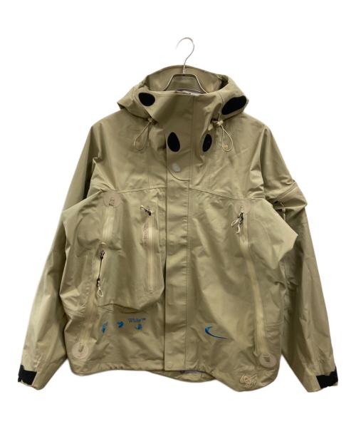 OFFWHITE（オフホワイト）OFFWHITE (オフホワイト) NIKE (ナイキ) 007 Gore-Tex Jacket ベージュ サイズ:Lの古着・服飾アイテム