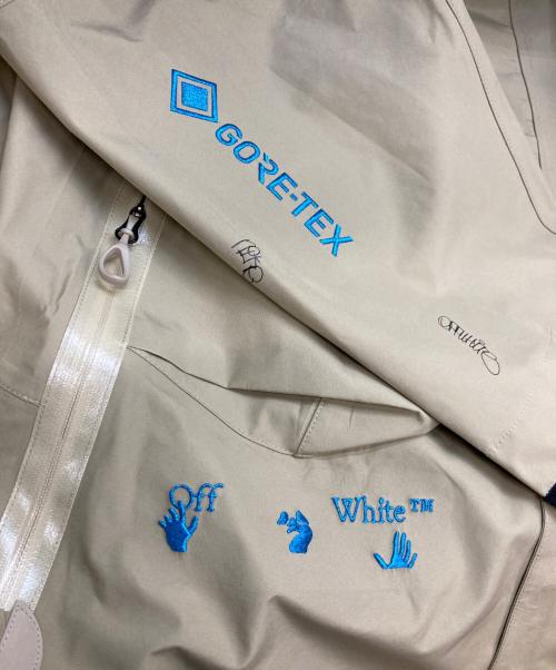 OFFWHITE（オフホワイト）OFFWHITE (オフホワイト) NIKE (ナイキ) 007 Gore-Tex Jacket ベージュ サイズ:Lの古着・服飾アイテム