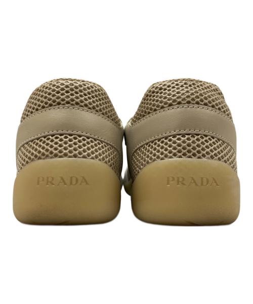 PRADA（プラダ）PRADA (プラダ) スピードロック メッシュ スニーカー ニュートラル サイズ:36の古着・服飾アイテム