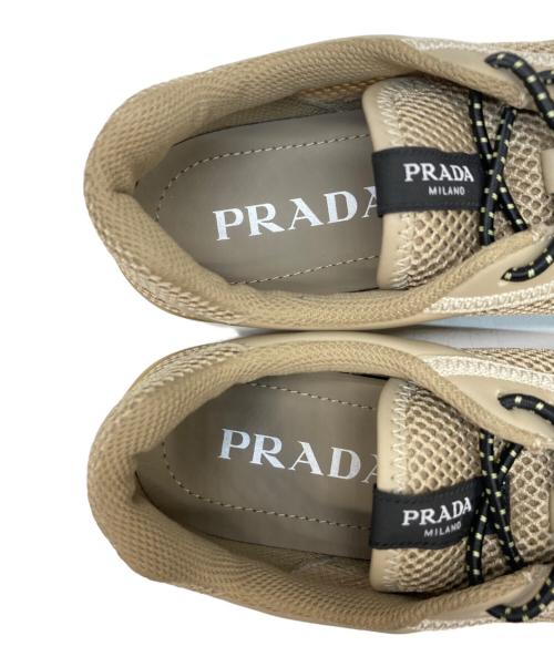 PRADA（プラダ）PRADA (プラダ) スピードロック メッシュ スニーカー ニュートラル サイズ:36の古着・服飾アイテム