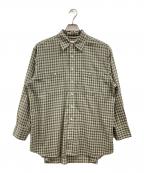 Spick and Spanスピック＆スパン）の古着「コットンボイルチェックシャツ」｜グリーン