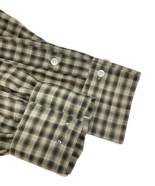 Spick and Span（スピック＆スパン）Spick and Span (スピック＆スパン) コットンボイルチェックシャツ グリーン サイズ:不明（実寸参照）の古着・服飾アイテム