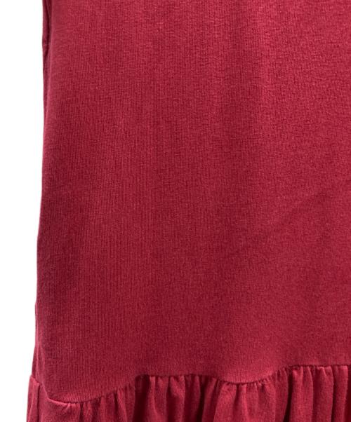 heliopole（エリオポール）heliopole (エリオポール) COTTON JERSEY DRESS ピンク サイズ:38の古着・服飾アイテム