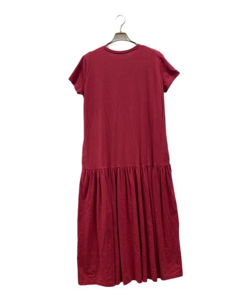 heliopole（エリオポール）heliopole (エリオポール) COTTON JERSEY DRESS ピンク サイズ:38の古着・服飾アイテム