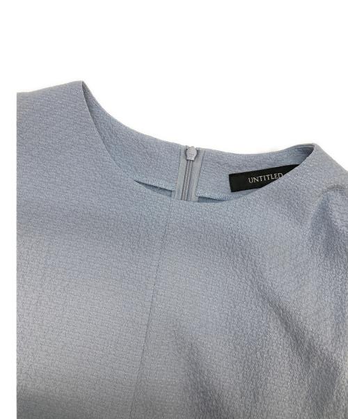 UNTITLED（アンタイトル）UNTITLED (アンタイトル) フレアマキシワンピース ブルー サイズ:3 未使用品の古着・服飾アイテム