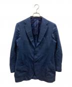 BEAMS Fビームスエフ）の古着「ミックスファブリック ソリッド ジャケット」｜ネイビー
