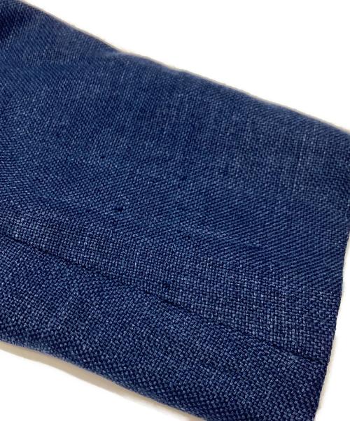 BEAMS F（ビームスエフ）BEAMS F (ビームスエフ) ミックスファブリック ソリッド ジャケット ネイビー サイズ:46の古着・服飾アイテム