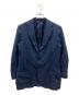 BEAMS F（ビームスエフ）の古着「ミックスファブリック ソリッド ジャケット」｜ネイビー