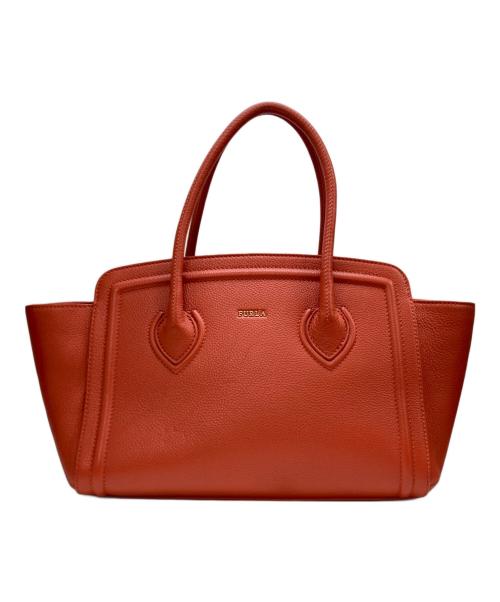 FURLA（フルラ）FURLA (フルラ) カレッジトートバッグ オレンジの古着・服飾アイテム