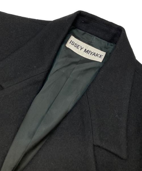 ISSEY MIYAKE（イッセイミヤケ）ISSEY MIYAKE (イッセイミヤケ) ウール3Bテーラードジャケット ブラック サイズ:Mの古着・服飾アイテム