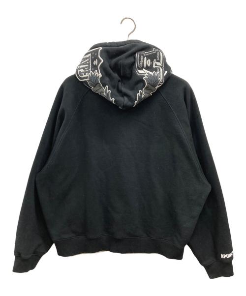 Aape BY A BATHING APE（エーエイプ バイ アベイシングエイプ）Aape BY A BATHING APE (エーエイプ バイ アベイシングエイプ) moonface zip-up hoodie ブラック サイズ:Lの古着・服飾アイテム