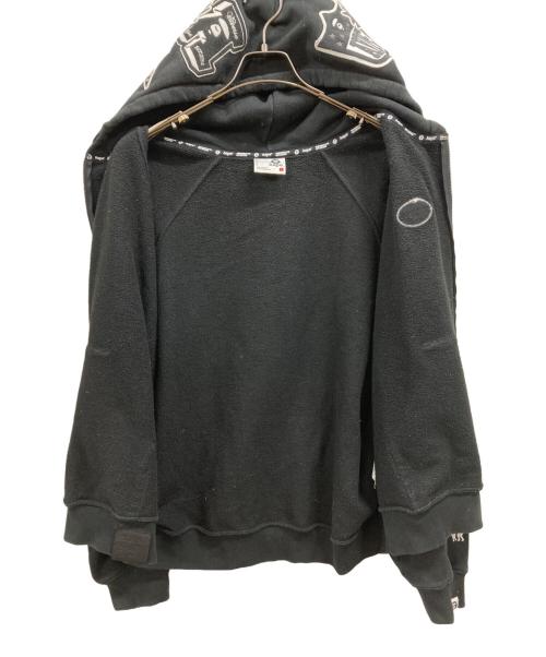 Aape BY A BATHING APE（エーエイプ バイ アベイシングエイプ）Aape BY A BATHING APE (エーエイプ バイ アベイシングエイプ) moonface zip-up hoodie ブラック サイズ:Lの古着・服飾アイテム