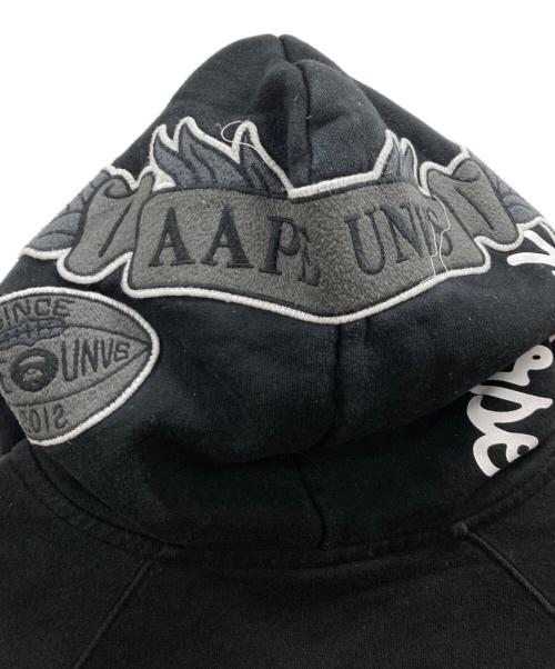 Aape BY A BATHING APE（エーエイプ バイ アベイシングエイプ）Aape BY A BATHING APE (エーエイプ バイ アベイシングエイプ) moonface zip-up hoodie ブラック サイズ:Lの古着・服飾アイテム